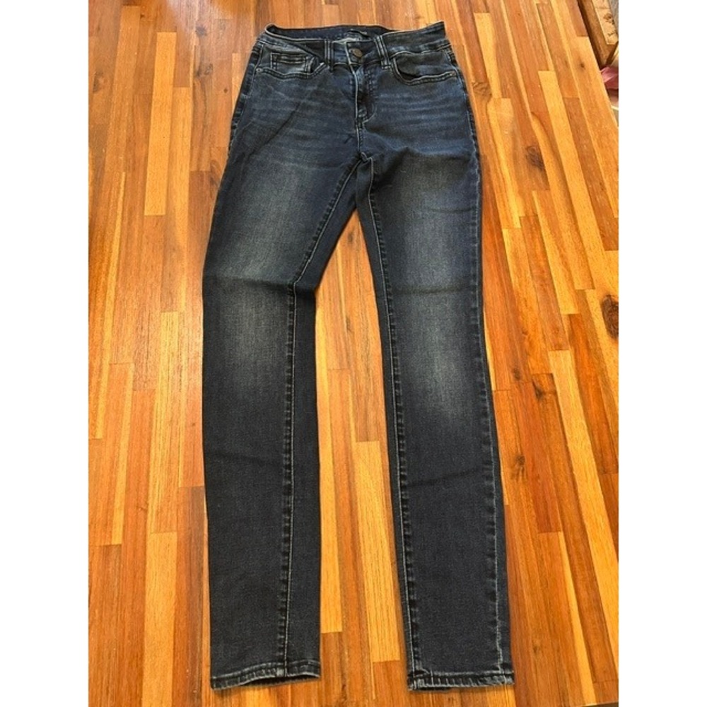Buffalo David Bitton Hope Skinny Jeans Womens 27 Blue Excellent Mid Rise Stretch